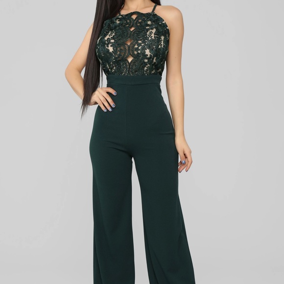 Fashion Nova Pants - Fashion Nova Based On Love Lace Jumpsuit